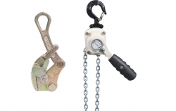 迷你手扳葫蘆和卡線器用于電力緊線