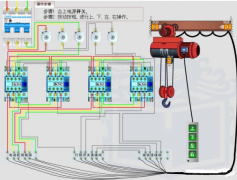 電動(dòng)葫蘆工作原理主電路控制電路，工作原理，接線步驟